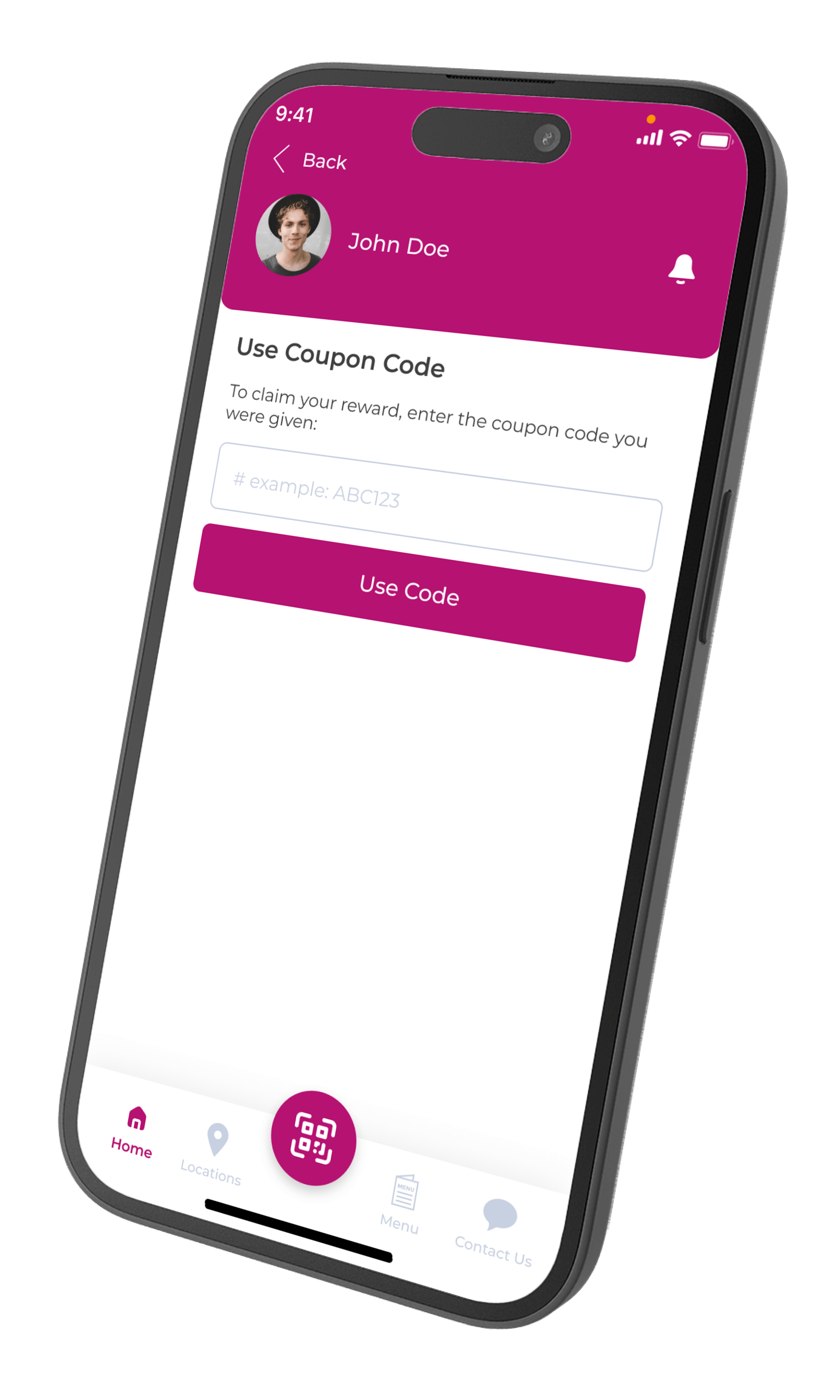 Letstamp notification screen