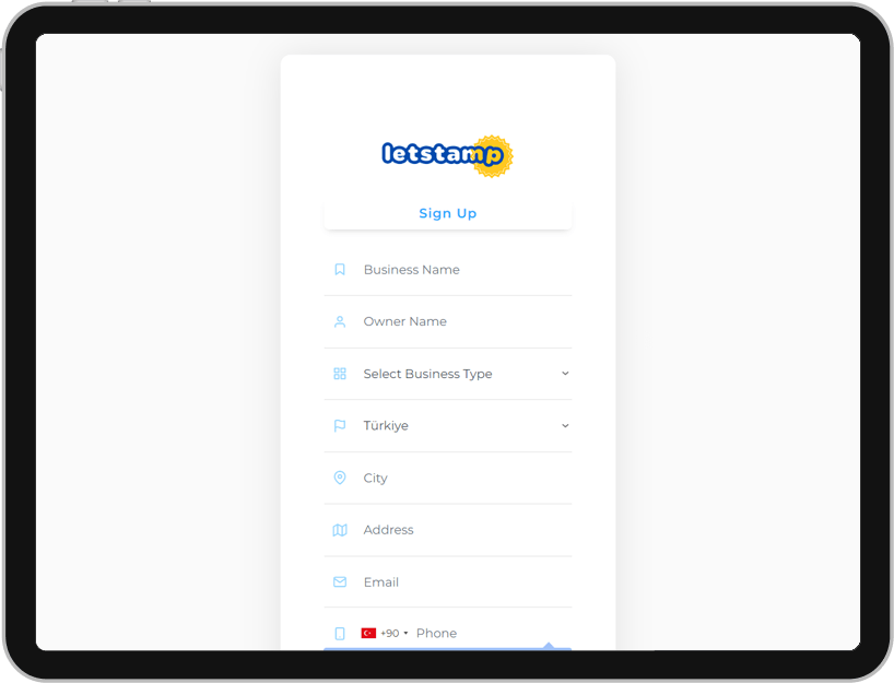 Compila il modulo di iscrizione