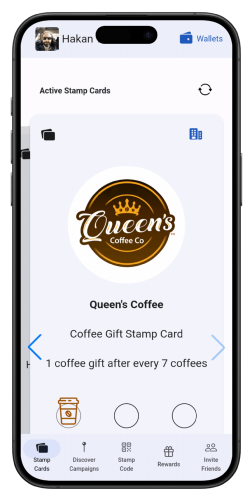 Campagne con tessera a timbri