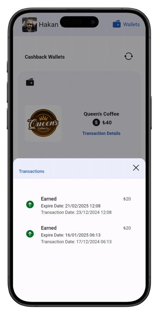 Carteiras de Pontos de Cashback