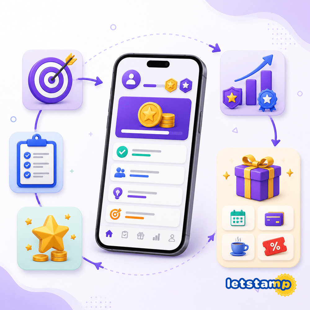 Rewards in digital employee recognition app