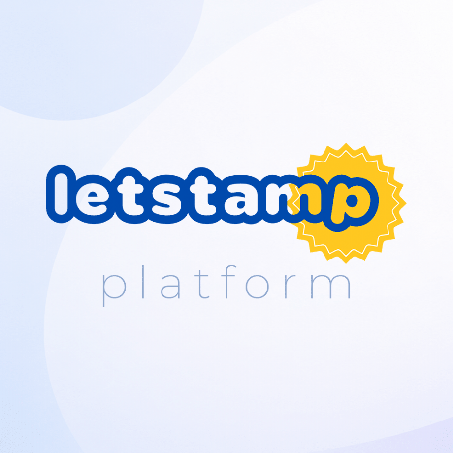 Letstamp Platform mobile loyalty app home screen