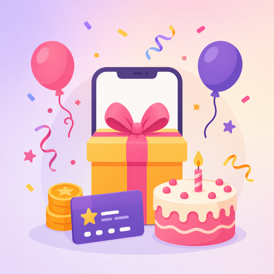 Letstamp birthday campaign