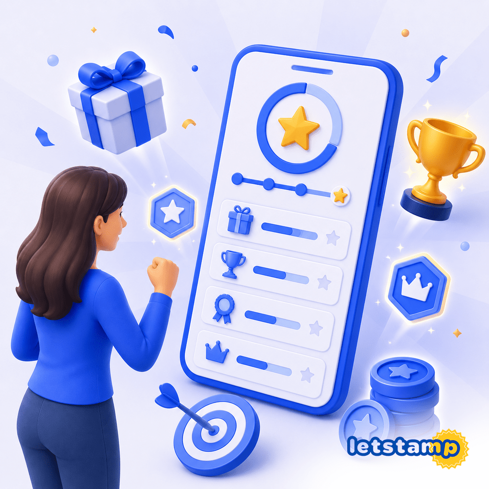 Gamification campaigns created with the Letstamp loyalty platform